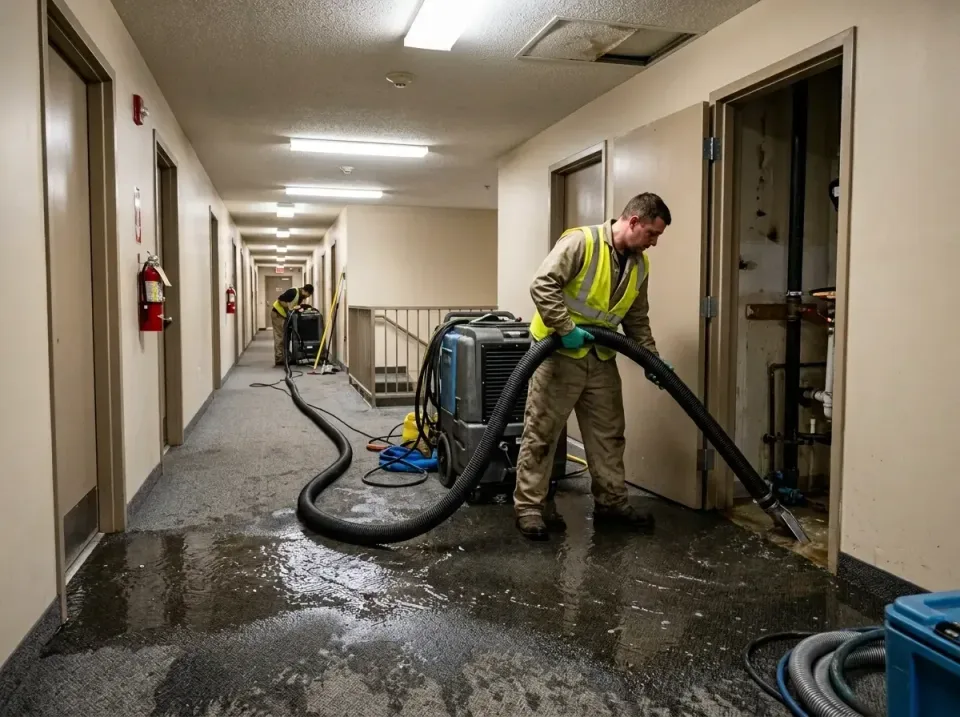 multi-unit-apartment-hallway-f-005 — frequently asked questions, Emergency Burst Pipe Water Extraction & Removal in East Gaf…